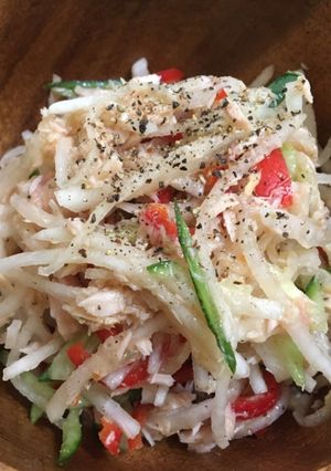 大根とツナの洋風シャキシャキサラダ-レシピのメイン写真