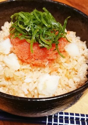 明太子の無駄遣い(褒)☆タラ明太の親子飯-レシピのメイン写真
