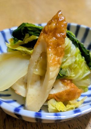 白菜とちくわの煮浸し-レシピのメイン写真