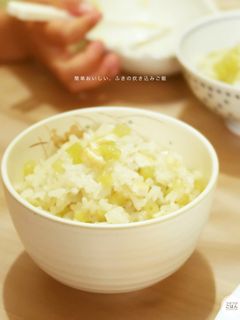 春の味覚ふきの炊き込みご飯(簡単時短)-レシピのメイン写真