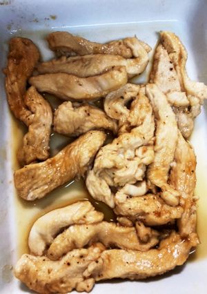 レンジでヘルシー鶏胸肉のふっくら照り焼き-レシピのメイン写真
