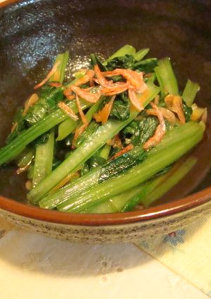 ご飯がススム！！小松菜の煮びたし-レシピのメイン写真