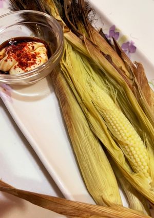 ゆかりのイブクロ　　焼きヤングコーン-レシピのメイン写真