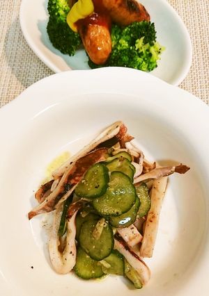 イカとキュウリのサラダ-レシピのメイン写真