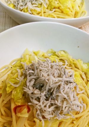 しらすと春キャベツシンプルパスタ-レシピのメイン写真