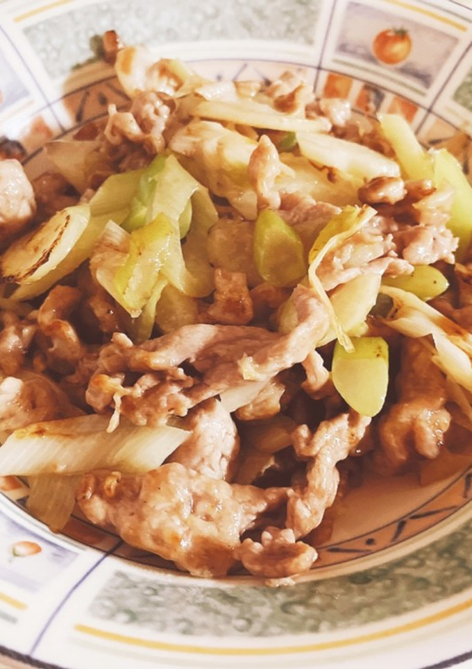 めちゃ簡単！ネギ塩豚肉炒め-レシピのメイン写真