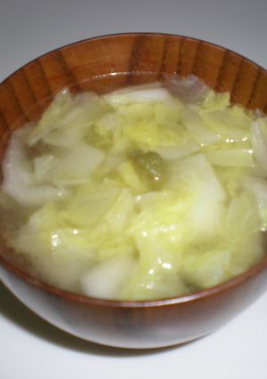 白菜だけスープ-レシピのメイン写真