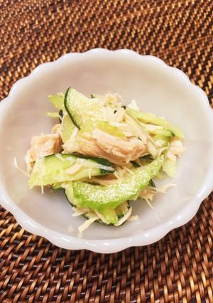 鶏胸肉とセロリのサラダ-レシピのメイン写真