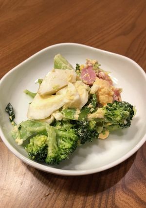 ブロッコリーと茹で卵のサラダ-レシピのメイン写真