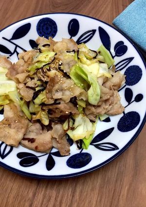 豚バラ肉とキャベツの塩昆布炒め★簡単-レシピのメイン写真