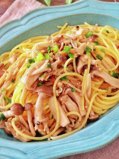 きのこ入り麻辣スパゲティ-レシピのメイン写真