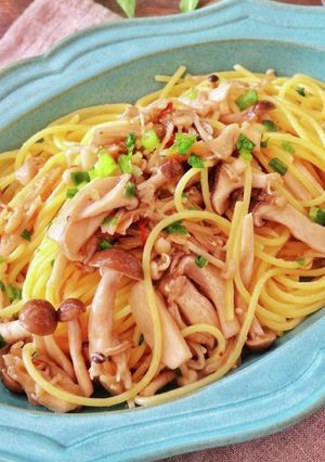 きのこ入り麻辣スパゲティ-レシピのメイン写真