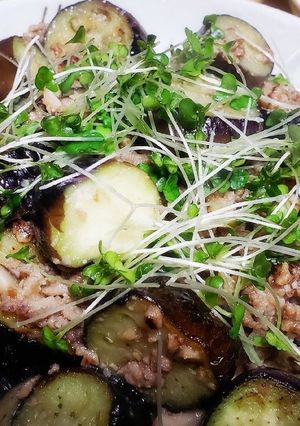 簡単ナスのひき肉炒め-レシピのメイン写真