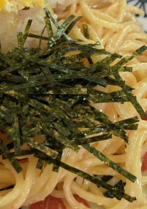 たらこスプレッドでたらこパスタ♡-レシピのメイン写真