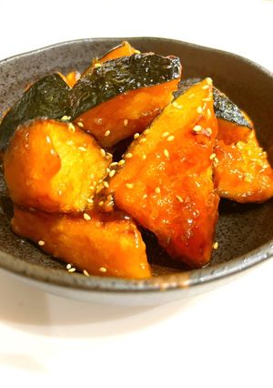 酢入りが美味しい〜甘辛南瓜煮-レシピのメイン写真