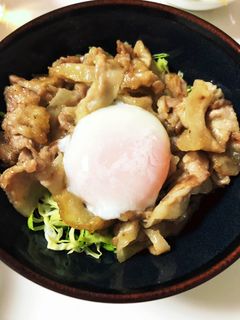 豚丼、卵のせ-レシピのメイン写真