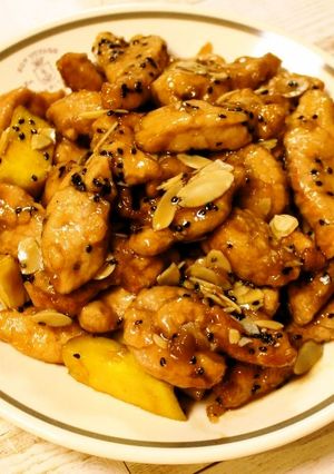 てりつや～(^^)豚肉のかりん揚げ米粉で-レシピのメイン写真