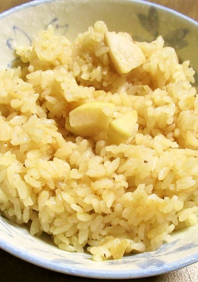 焼き肉のたれで炊く、つやつやたけのこご飯-レシピのメイン写真