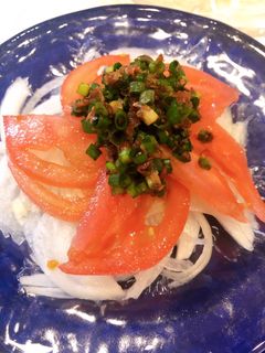 新玉ねぎとトマトの和風サラダ-レシピのメイン写真