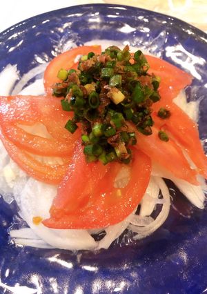 新玉ねぎとトマトの和風サラダ-レシピのメイン写真