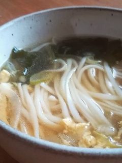 ほっと落ち着く かき玉うどん-レシピのメイン写真