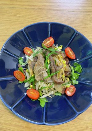 そずり肉又は、牛肩ロースでしょうが焼き風-レシピのメイン写真
