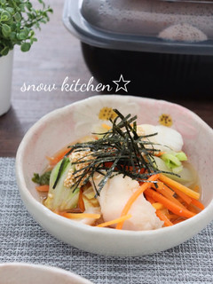 グルラボで!鱈と白菜の中華風煮浸し-レシピのメイン写真