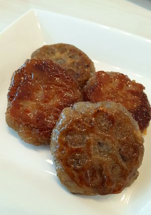 豚バラと蓮根もち-レシピのメイン写真