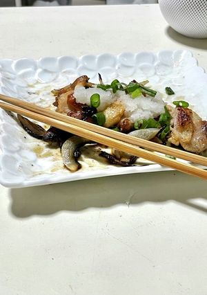 簡単！鶏モモ肉の和風おろしソテー♪-レシピのメイン写真