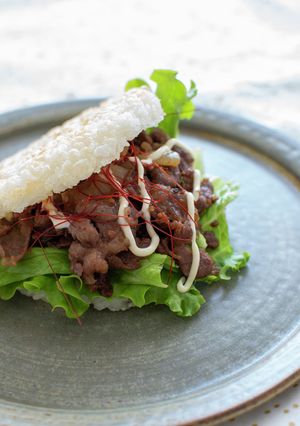 おうちで作れる焼肉ライスバーガー♪-レシピのメイン写真