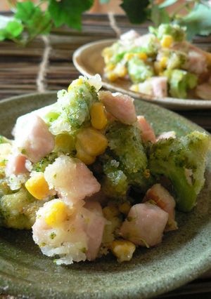 魚肉ソーセージとブロッコリーのかき揚げ風-レシピのメイン写真