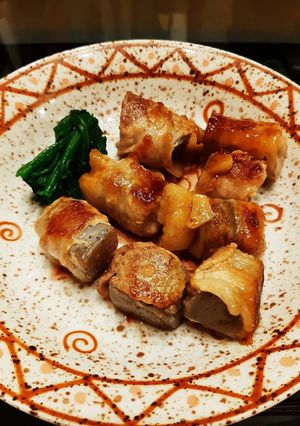 【男の大雑把料理】コンニャク豚バラ巻き-レシピのメイン写真