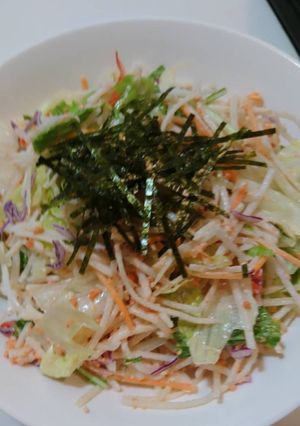 簡単！美味しい♪大根と鮭フレークのサラダ-レシピのメイン写真