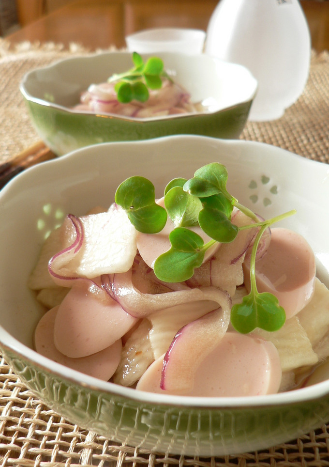 ✿魚肉ソーセージと長芋のさっぱり和え✿-レシピのメイン写真