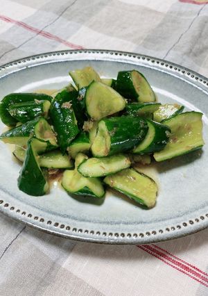 ピリ辛味のたたききゅうり-レシピのメイン写真