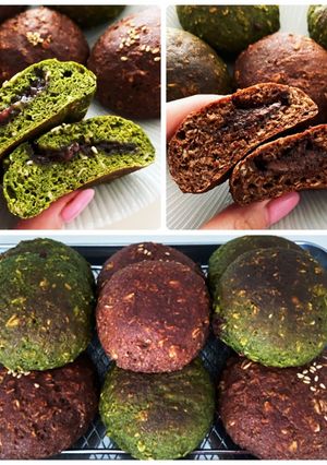 オートミールチョコ&アンパン-レシピのメイン写真
