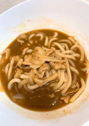 カレーうどん。-レシピのメイン写真