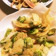 そら豆と新玉ねぎとギョニソーのかき揚げ♡
