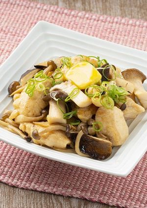 鶏ときのこのガリバタ-レシピのメイン写真