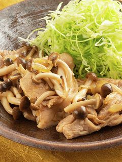 豚肉としめじの生姜焼き-レシピのメイン写真