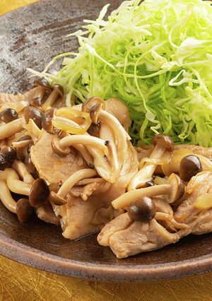 豚肉としめじの生姜焼き-レシピのメイン写真