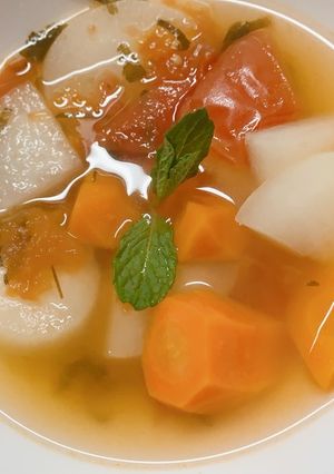 大根入りの野菜スープ-レシピのメイン写真