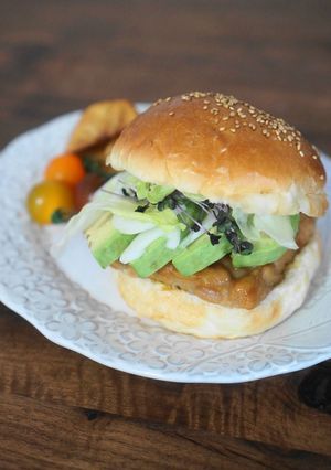 テンペで作る、照り焼きバーガー-レシピのメイン写真