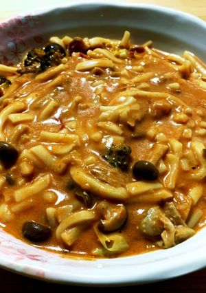 子ども喜ぶ！アジア風トマトカレーうどん-レシピのメイン写真