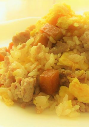 〖豚こま切れ肉とたけのこの卵チャーハン〗-レシピのメイン写真