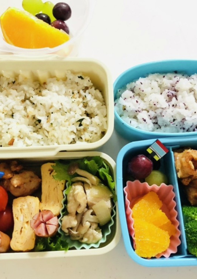 中学生•小学生お弁当きろく2-レシピのメイン写真