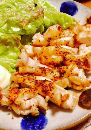 【簡単】アンチョビ風味のチキンステーキ-レシピのメイン写真