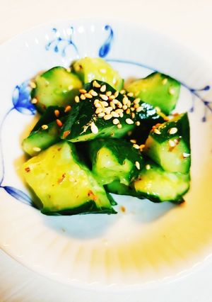 さっぱり簡単★キュウリの梅しそ和え-レシピのメイン写真