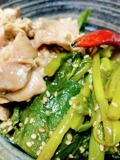 鶏肉とせりの南蛮風-レシピのメイン写真