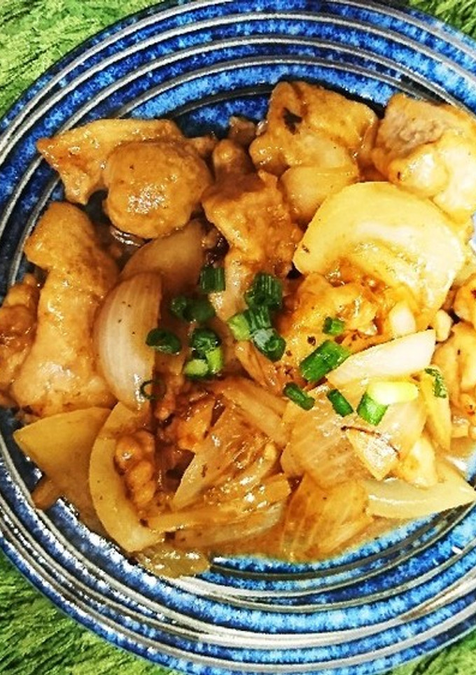 鶏肉と新玉ねぎの生姜焼き-レシピのメイン写真